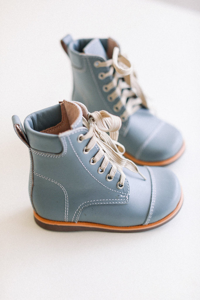 Ezra Boots in Sky Blue