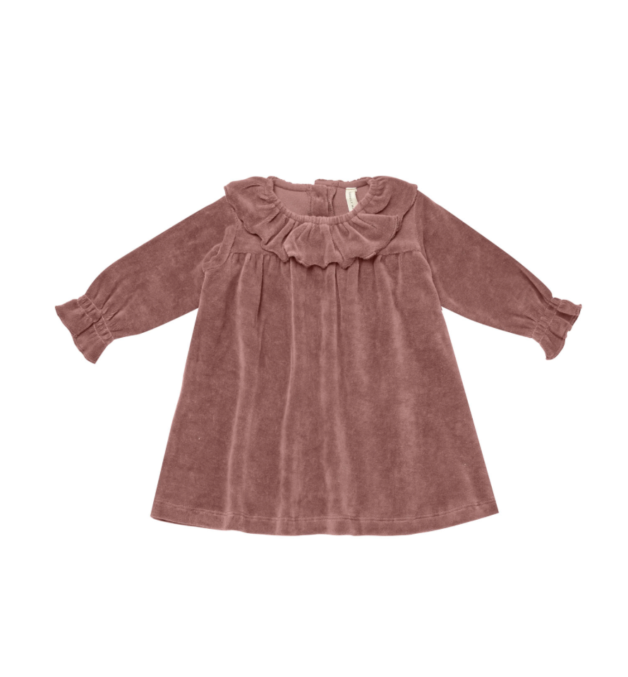 Velour Dress | Fig
